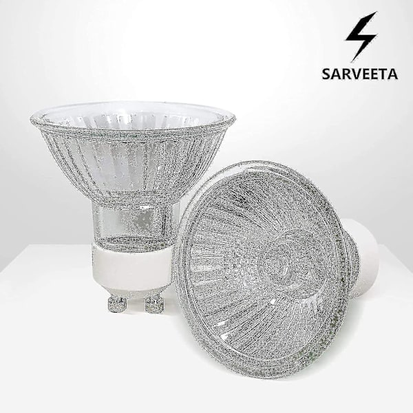 Gu10 Halogenlampa 35w Dimbar, 220v Gu10 Halogen Spotlight Lampa 2 Pin, 400 Lumen, 2800k Värme, Levereras Med 3 St