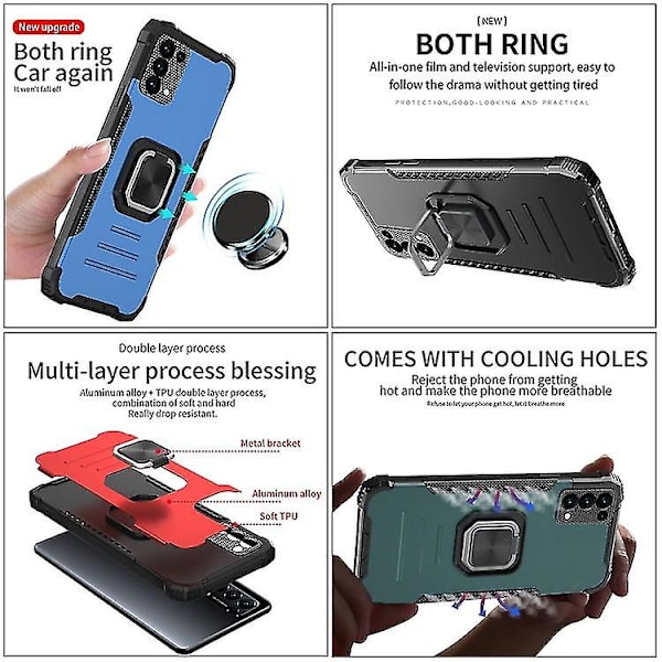 Lanyard-etui i aluminium og TPU for Samsung Galaxy A20s