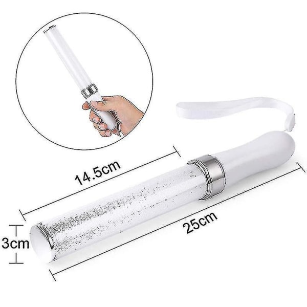 Ny 2023 15-farget LED-lysstav Konsertlysrekvisita