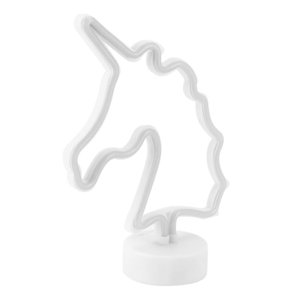 Neon skiltlys, innovativ farverig LED natlampe til skrivebord