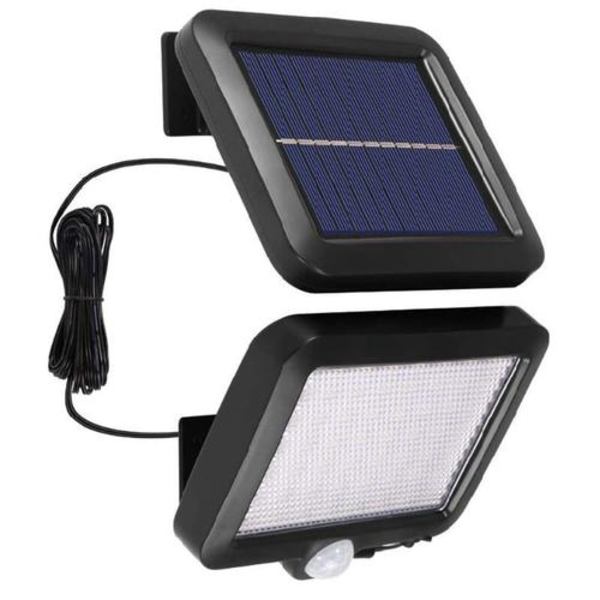 Solcelledrevne utendørslamper Vanntett induktiv sikkerhetslampe for hage uteplass sti garasje innendørs LED