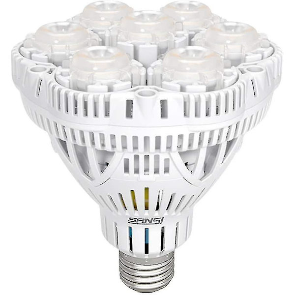 E27 36w Full Spectrum Led Havearbejde Pære, 400w Plantevækstlys til Spiring Vækst Blomstrende Planter Blomster Frugter Grøntsager (Gennemsnitlig Ppf 65m
