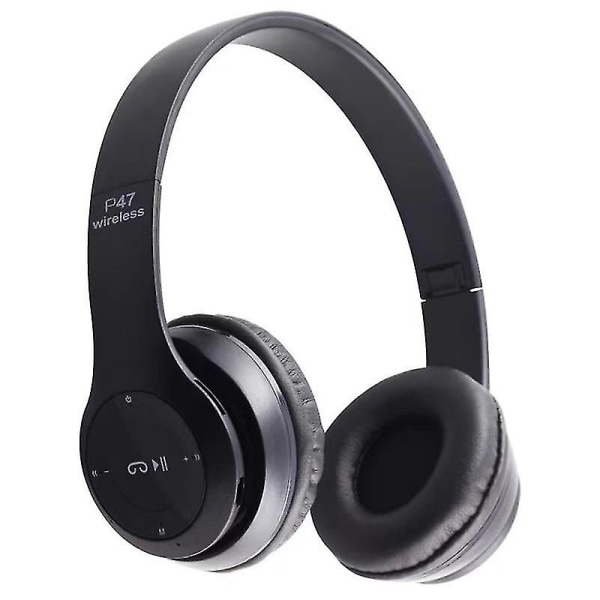 P47-kuulokkeet, langattomat kuulokkeet, Inalambicos IOS Android Mobile Xiaomi Sumsamg Huawei, tukee SD-korttia, Bluetooth-kuulokkeet