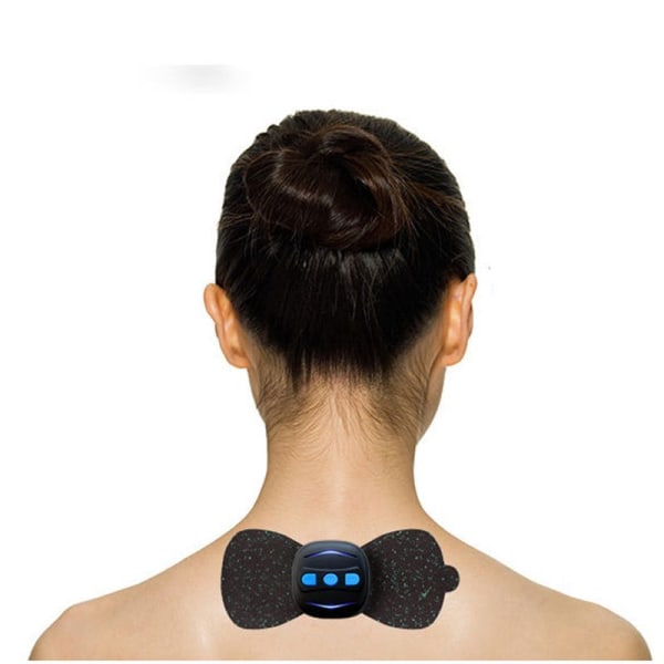 Mini Cervikal Massager, Bärbar Elektrisk Trådlös Tens-maskin för Kroppen