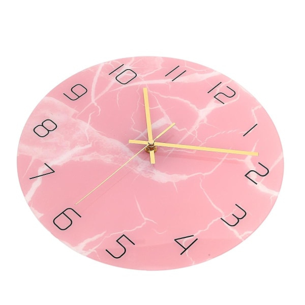 Tavs vægur i dæmpet pink: innovativt og dekorativt look