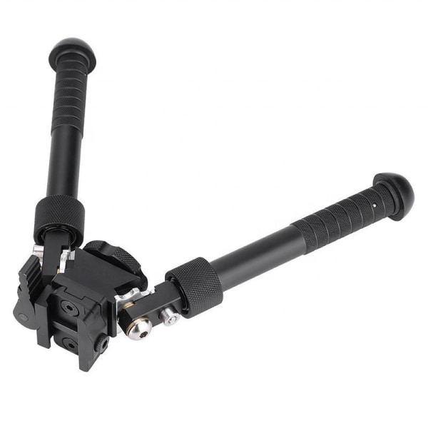 V8 Atlas Bipod 360 asteen tarkkuussäädettävät jalat Bipod kiväärimetsästykseen +Musta+