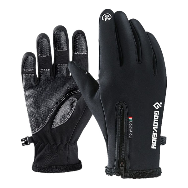 MTB-handskar för män Cykelhandskar för cykelfingerhandskar Pekskärm med andaskomfort M