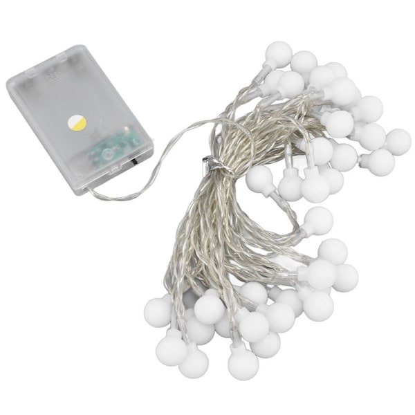 6M 40LED Globe String Light 2 Mode Vattentät Bröllop