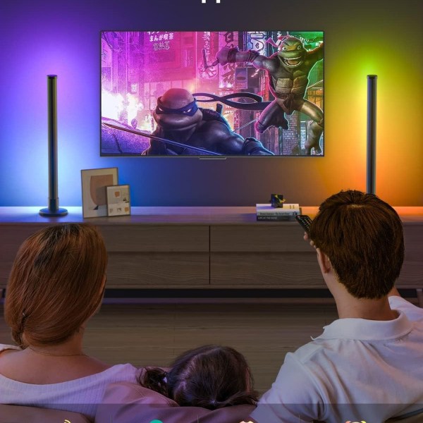 Smart LED-lysbjelke, RGB-omgivelseslys med flermodus