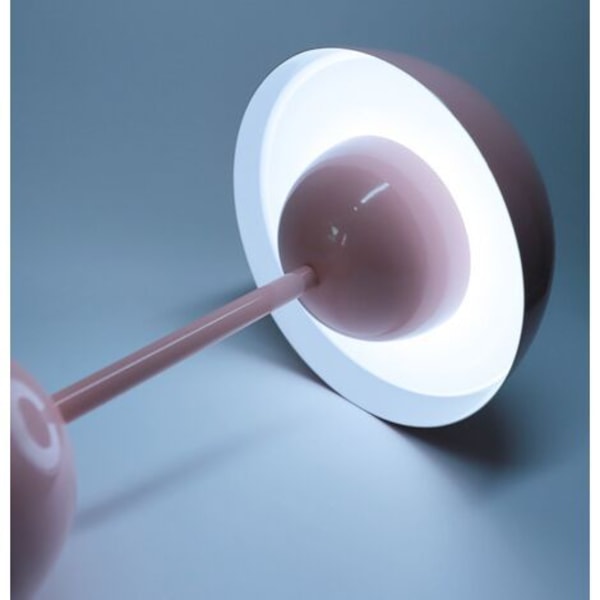 Sopplampe nattbordsdekorasjon LED bordlampe, blomsterknopp bordlampe USB-lading hjem soverom nattbord nattlys