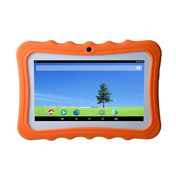 7\" Kids Tablet PC 8GB Quad Core Wi-Fi Tablet PC Pad med Stødsikker