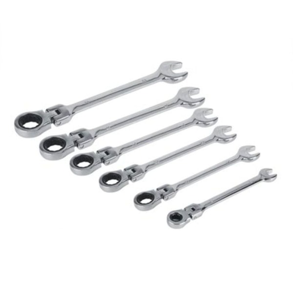 7-piece multifunctional ratchet connection with flexible head