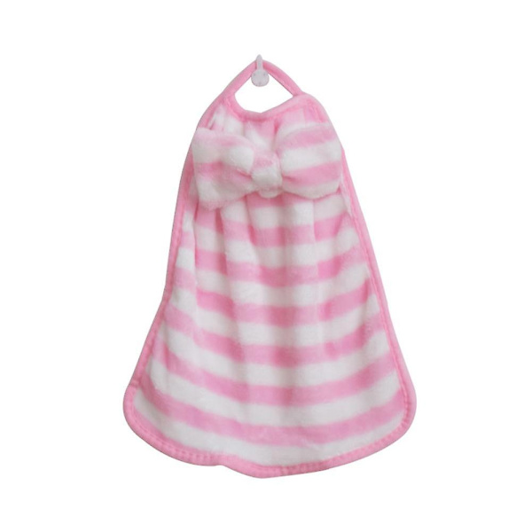 Mjuk korallfleece handduk absorberande badrum kök dammtrasa torkduk (#8)