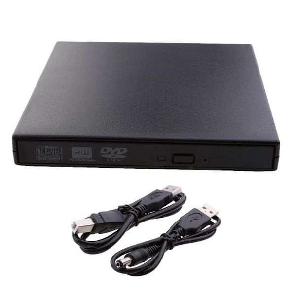 Ulkoinen CD DVD -asema, USB 2.0 kannettava DVD/CD-poltin ja