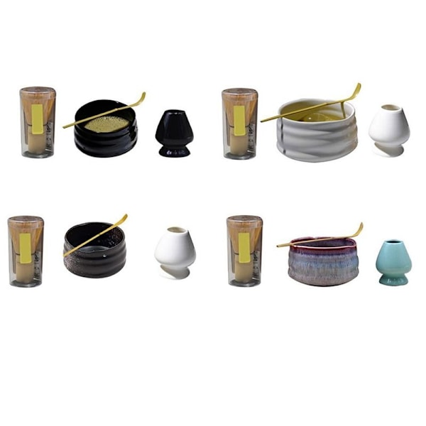 Matcha-teevispiläsetti, Matcha-kulho, Perinteinen kauha Tee