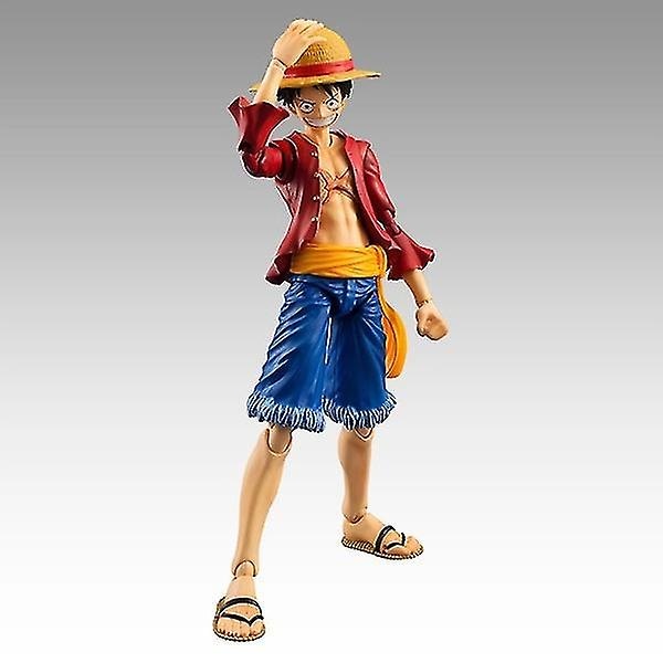 Anime Figur One Piece Zoro Actionfigur Monkeydluffy Figur Skulptur Dekoration Statue Dukke Model Samleobjekt Legetøjsfigur 18cm