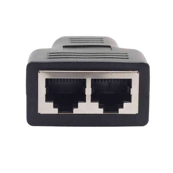 RJ45-jakaja-sovitin 1-2 porttia, naaras-naaras, Internet-laajennin, verkko