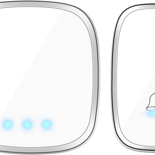 Batteridriven radioklocka (1 sändare + 1 mottagare)