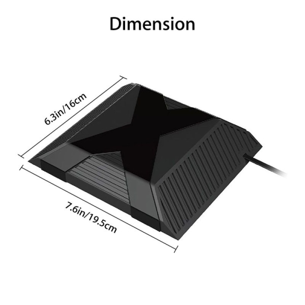 Auto-sensing ekstern blæser til Xbox One