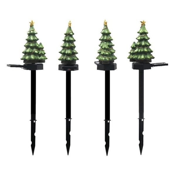 Solcelledrevne hagelys, juletre-spisslys, LED-plen