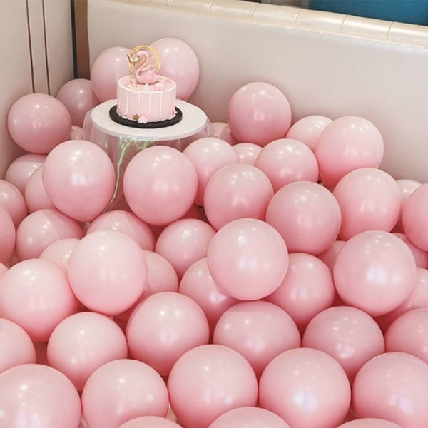 Chailert Ballong: 10-tums rosa ballong latexballong för