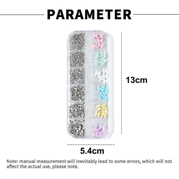 Nagelkonst Pärla Platt Botten Pärla Nagel Charm Guld Silver Vit Halvrund Nagelkonst Tillbehör Nagel Diamant Mix