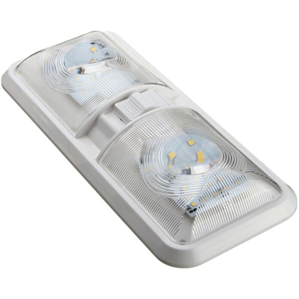 48Led 2835 Smd Taklampe Dobbel Innendørsbelysning for Campingvogn Campingbil