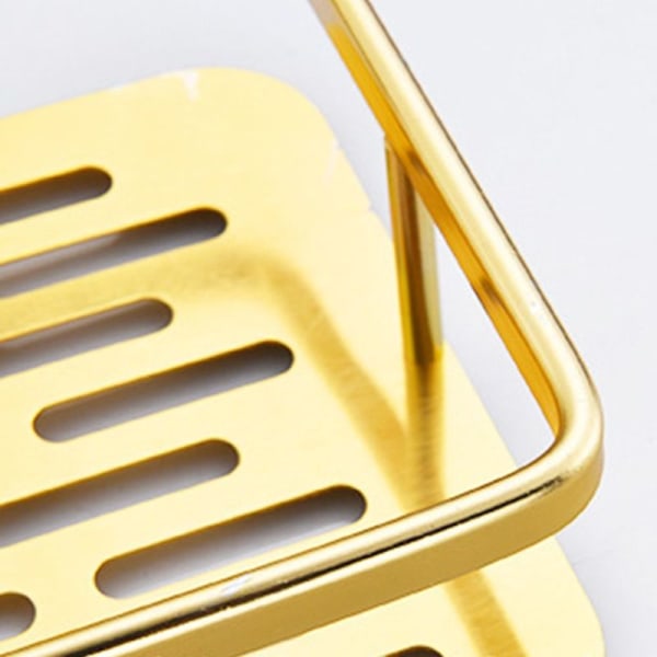 Duschhylla Hylla Dusch Badrum Rektangulär Hörnhylla Guld