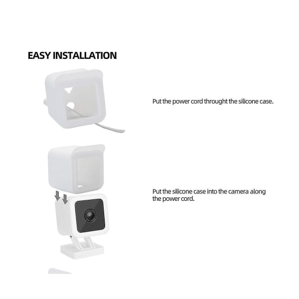 2 st Silic Case för Cam V3 Camertective Cover Tillbehör