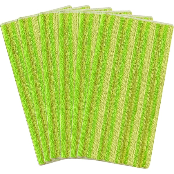 Genanvendelige erstatningsservietter til Swiffer WetJet Spray Vaskbare mikrofiberkoste (grøn)