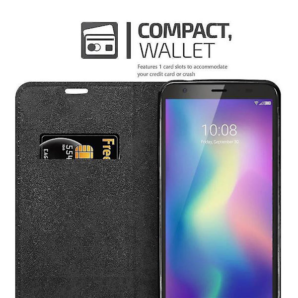 Zte Blade A5 2019 Fodral Cover - Med Stativ Och Kortplats