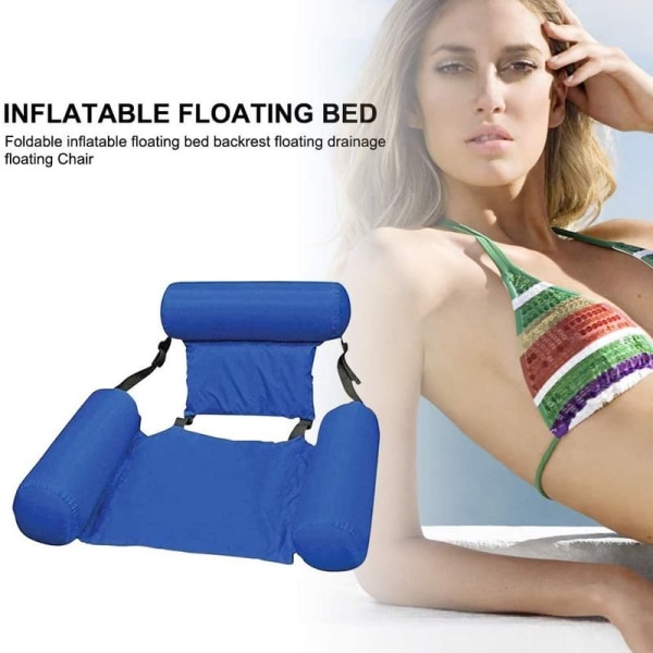 Inflatable Water Hammock Float Chairs for Pool and Beach