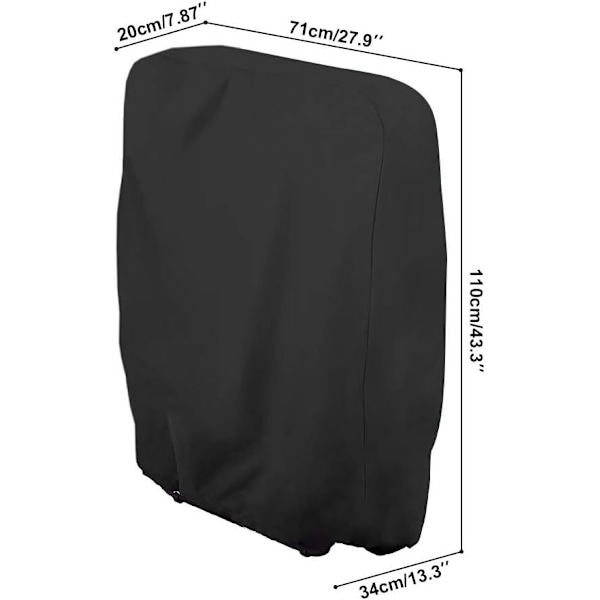 Zero Gravity Ulkoilutaitettava Tuolinpäällinen Vedenpitävä Pölytiivis Terassikalusteiden Päällinen Sääsuoja 28\" x 43\"