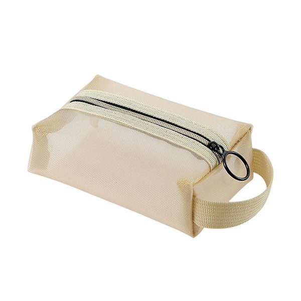 Mesh kosmetik taske, rejseartikler, toilettaske, lavet af nylon fortykket mesh