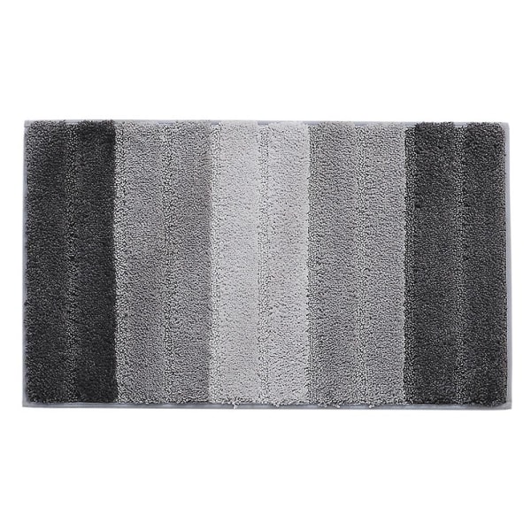 flockande golvmattor gradient färg randig mikrofiber material dörr halkfri absorberande badrum sovrum hem matta