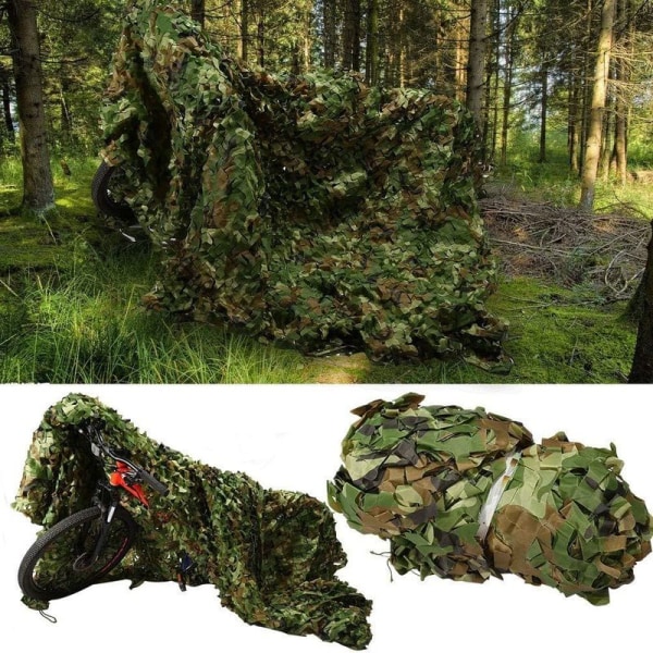 Kamouflage nät, integritetsskärm, kamouflage nät, dekorativ kamouflage för fritid, camping, barer, jakt