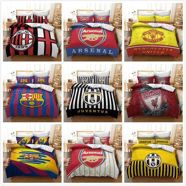Bp11689# Sängkläder Kit Fotboll Basketlag Standard Serie Storlek Tre Delar Täcke