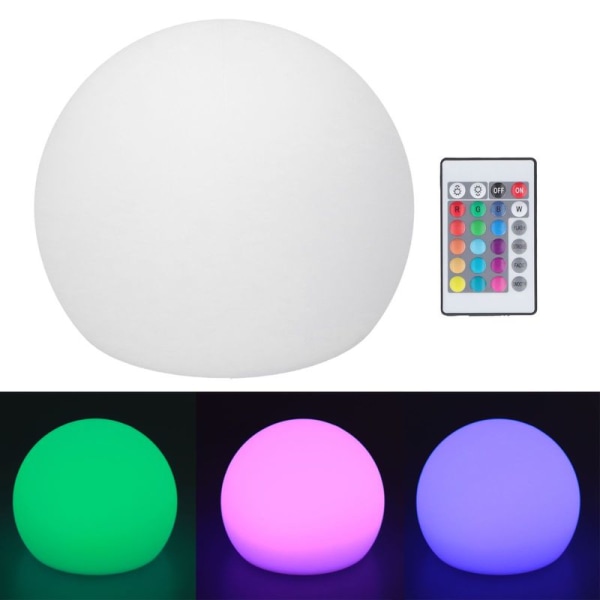 Utomhus LED-bolllampa Vattentät RGBW-bolllampa med 16 LED-lampor