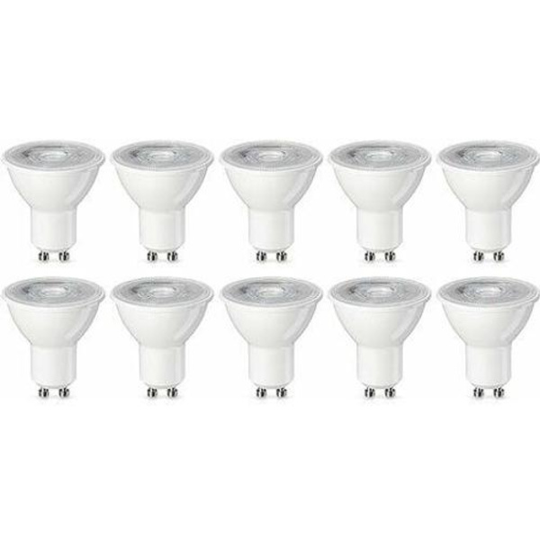 10 LED-spottilampun sarja GU10 5W (vastaa 50 W) Lämmin valkoinen Ei himmennettävissä [Energiatehokkuusluokka F], GU.B/good
