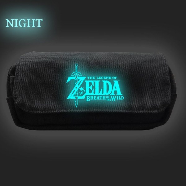 The Legend of Zelda Luminous kynäkotelo Link Mipha kaksoiskerroksinen kynäkotelo