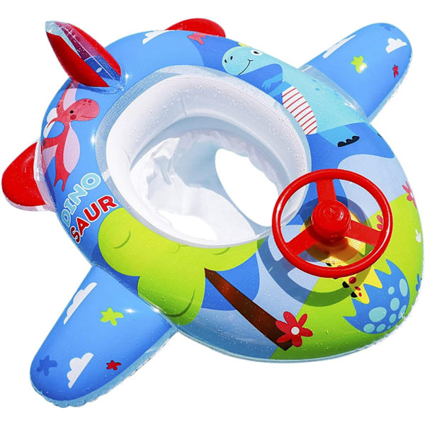 Baby Svømme Ring Barnas Oppblåsbare Båt Baby Sete Barnas Svømmetrening Ratt Barnas Svømmeleker, 1-5 År Gammel