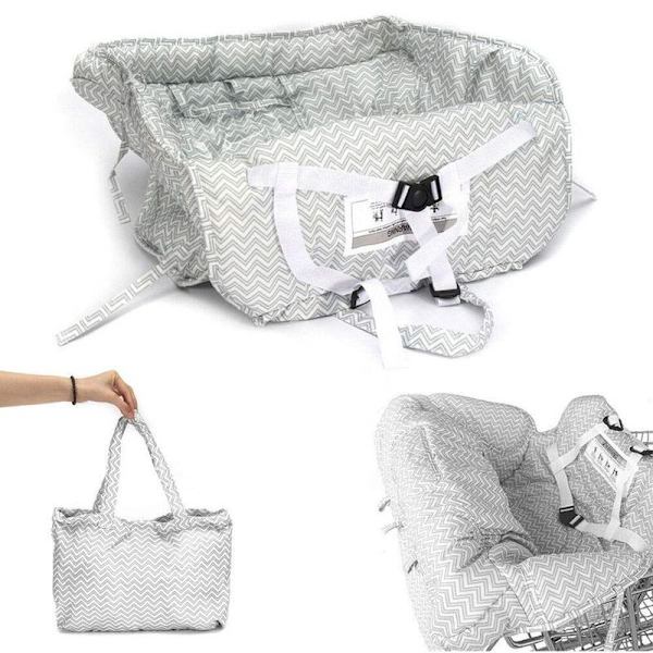 Baby Shopping Cart Cover Universal Toddler High Chair and Shopping Cart