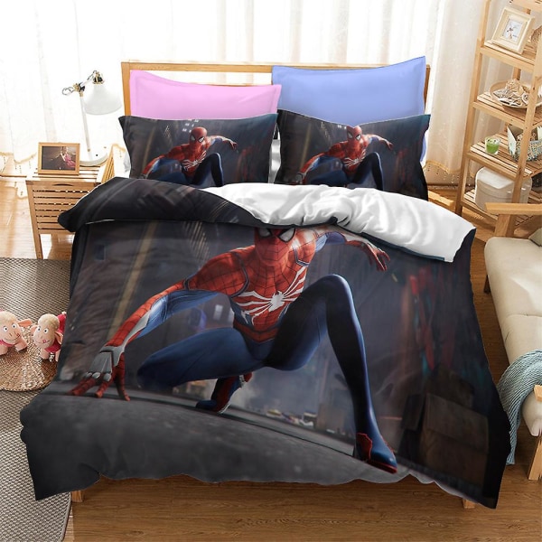 Bp10382# Sengetøjssæt Spider-man Kollektion Størrelse Tredelt Dyne