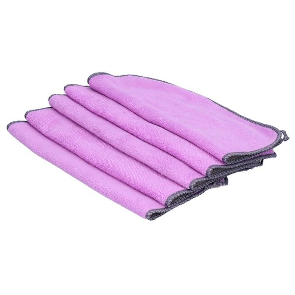 30x30cm 5 kappaleen pakkaus mikrokuituisia teepyyhkeitä, imukykyisiä ja paksuja