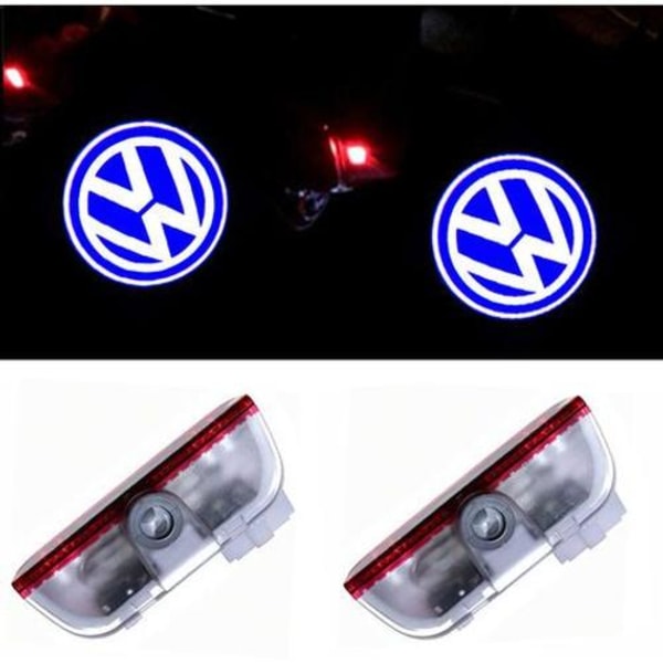 Deler passer til Volkswagen Passat Sagitar Golf Touran Shangkuhui Anturai CC velkomstlys dørprojektorlampe