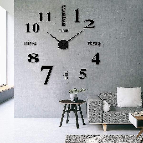 DIY 3D seinäkellot: Moderni muotoilu, akryyli, koristelu