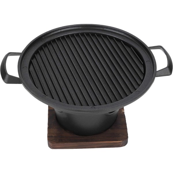 Grilli, kannettava minikokoinen savuton grilli, hiiligrilli, grillilisävarusteet 26x21x12,5 cm