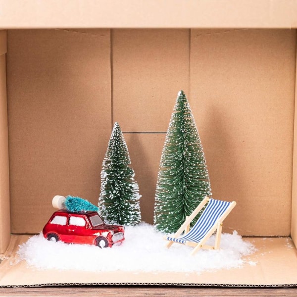 Liten julgran Alla hjärtans dag dekoration 5-delad mini julgran