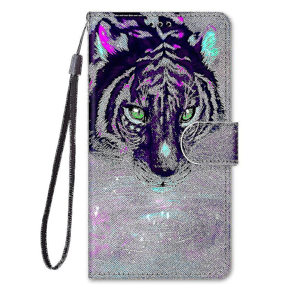 Nytt mobilfodral kompatibelt med Oppo A55 5g/a54 5g Tiger dricker vatten mobiltelefonfodral