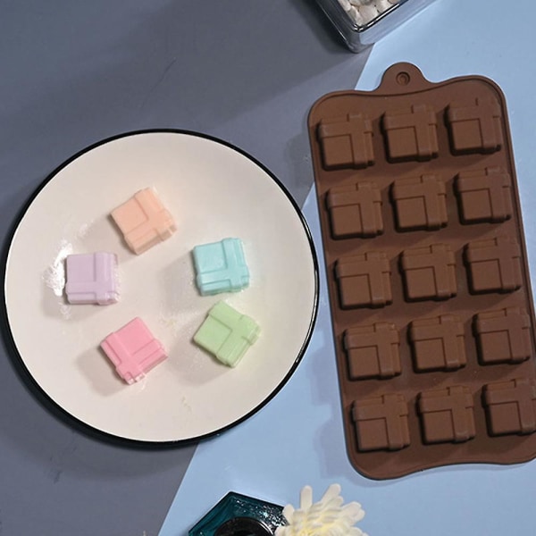 2 stk. chokolade, velegnet til restauranter og familier, hjemmelavet dessertkageform, silikone bageform